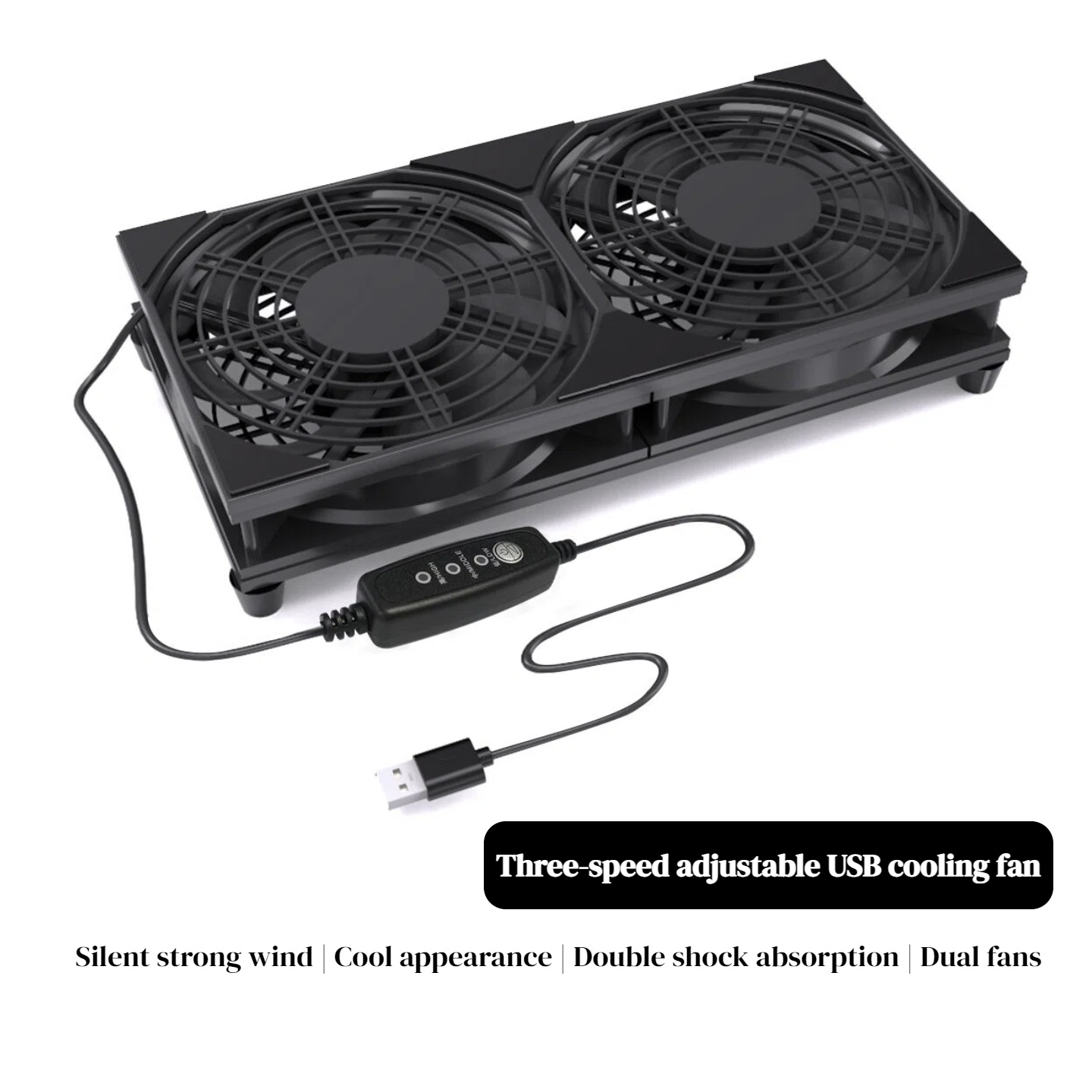 Gaming Console Pc - Двойной USB-вентилятор с 3-скоростным управлением |