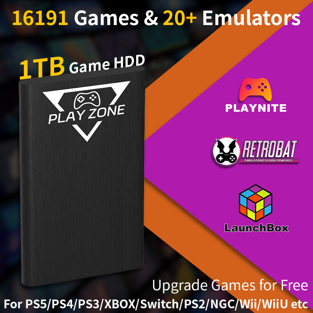 Gaming Console.Emulators - Портативный игровой жесткий диск Play Zone