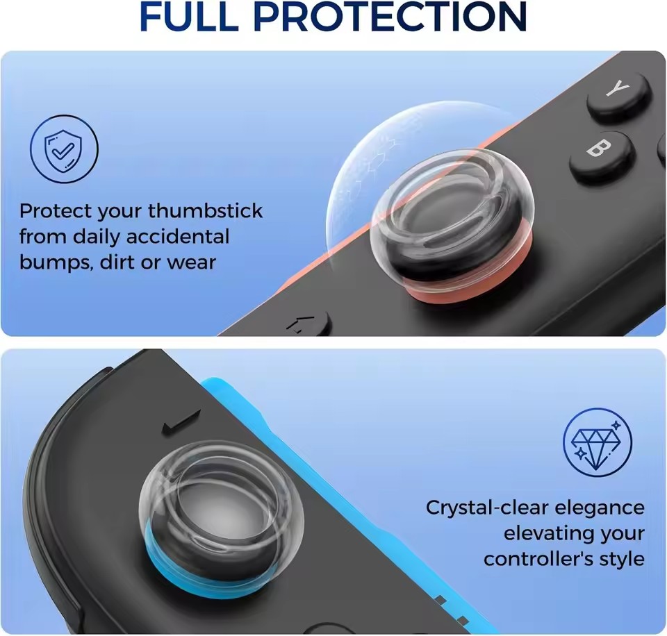 2 шт. Улучшенные силиконовые н – обзор и цена Thumb Grip Joystick