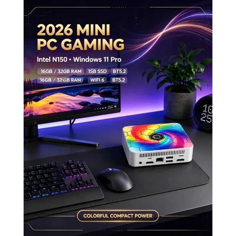 2026 Sturdy Core N150 MINI PC  – обзор и цена Gaming Console In 2026
